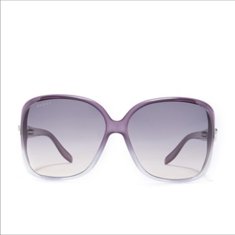 gucci Oversized Sunglasses Woman Violet Gray